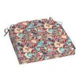 Lot of Hampton Bay 20 in. W x 20 in. D Universal Outdoor Seat Pad in Chili Floral  Customer Returns See Pictures
