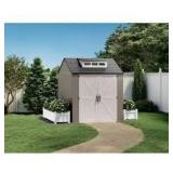 Rubbermaid 7 ft. x 7 ft. Storage Shed Customer Returns See Pictures