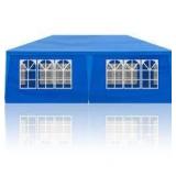 Karl home 20 ft. x 10 ft. Blue Outdoor Party Tent with 6 Sidewalls Customer Returns See Pictures