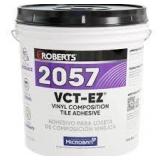 ROBERTS 4 Gal. (16 qt.) 24 Hour Dry Time Vinyl Composition Tile Floor Adhesive in Creamy Tan Customer Returns See Pictures