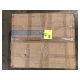 Glacier Bay Fire Clay Pedestal Basin Bathroom Fixture  Customer Returns See Pictures