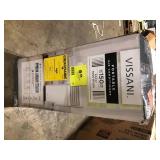 Vissani 5,000 BTU 115-Volt 3-in-1 Portable Air Conditioner Unit Cools up to 150 sq. ft. with Dehumidifier and Remote in White Customer Returns See Pictures