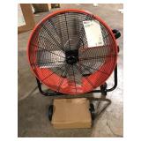 Commercial Electric 24 in. 2-Speed Heavy Duty Tilt Drum Fan Customer Returns See Pictures