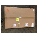 HARDWOOD REFLECTIONS 4 ft. L x 30 in. D Unfinished Birch Solid Wood Butcher Block Desktop Countertop with Eased Edge  Customer Returns See Pictures