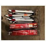 Lot of Husky Metal Pulsating Sprinkler with Tripod   Customer Returns See Pictures