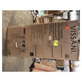 Vissani 7.1 cu. ft. Manual Defrost Convertible Upright Freezer in Stainless Steel Look     Customer Returns See Pictures