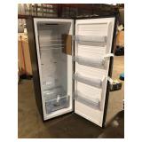 Vissani 24 in. 11 cu. ft. Convertible Auto Defrost Garage Ready Upright Freezer/Refrigerator in Stainless Steel, Energy Star Damage  Customer Returns See Pictures