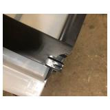 Lot of IRIS 4 Drawer Clear Plastic Storage Cart in Black (1-Pack, 32.5 in. H x 12.5 in. W)  Slight Damage  Customer Returns See Pictures