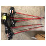 Lot of Libman 13.5 in. High Power Extra-Large Heavy-Duty Floor Scrub Brush with Swiveling Head and Steel Handle (May have some Damage) Customer Returns See Pictures