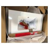 Home Decorators Collection Beaufort 30 in. Single Sink Black Bath Vanity with White Engineered Stone Top (Assembled)  Customer Returns See Pictures