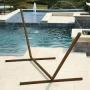 Castaway 15 ft. Metal Hammock Stand in Bronze Customer Returns See Pictures