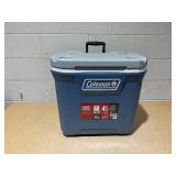 Coleman 316 Series 60QT Ice Chest Rolling Cooler with Wheels, Lakeside Blue