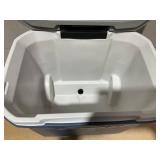 Coleman 316 Series 60QT Ice Chest Rolling Cooler with Wheels, Lakeside Blue