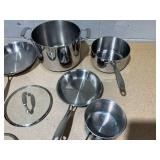 Tramontina Tri-Ply Clad 10 pc Stainless Steel Cookware Set