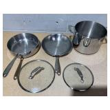 Tramontina Tri-Ply Clad 10 pc Stainless Steel Cookware Set