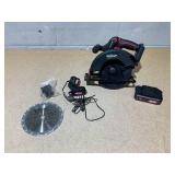 Hyper Tough 20V 6.5in. Brushless Circular Saw, with 2.0Ah Battery Pack and Standard Charger