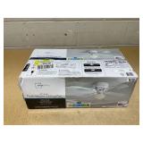 Mainstays 42" Hugger Metal Indoor Ceiling Fan with Light, White, 4 Blades, LED Bulb, Reverse Airflow