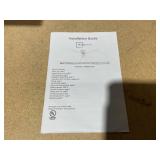 Mainstays 42" Hugger Metal Indoor Ceiling Fan with Light, White, 4 Blades, LED Bulb, Reverse Airflow