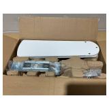 Mainstays 42" Hugger Metal Indoor Ceiling Fan with Light, White, 4 Blades, LED Bulb, Reverse Airflow