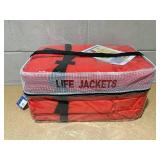 Fluid Adult Type II Life Vest, 4 Pack