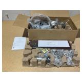 Mainstays 42 inch Downrod Ceiling Fan with Light Kit, Satin Nickel, 4 Blades, Reverse Airflow