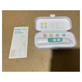 Frida Baby Electric Nail File and Buffer Set, Fingernail Clippers Alternative for Newborn to Toddler