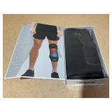 TRAKK Hot & Cold Knee Multi-Purpose Brace Massager with Soothing Heat, Cold Pack, and Vibration Massage Modes