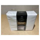 4PCS King Size Hotel Style 600 Thread Count White Egyptian Cotton Adult Bed Sheet Set