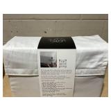 4PCS King Size Hotel Style 600 Thread Count White Egyptian Cotton Adult Bed Sheet Set