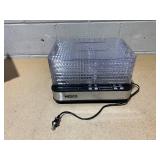 NESCO 5 Clear Tray Rectangular Dehydrator with Digital Timer