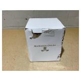 Mackenzie Childs Cozy Christmas Tree and Train Snow Globe