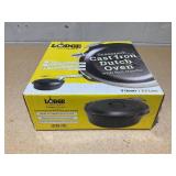 Lodge Cast Iron 9 Quart Seasoned Cast Iron Camp Dutch Oven With Bail Handle