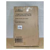 Max And Marlow 36" Single Door Folding Dog Crate With Divider