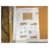 LockWays 189.5cmX109.5X3.8 Bulletin Board