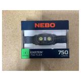 NEBO Einstein 750 Lumen LED Gray Flex Headlamp