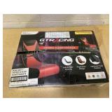 GTRACING Faux Leather Floor Rocker Video Gaming Chair, Red