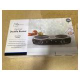 Mainstays Double Burner, 1800 W, Black Electric Cooktop