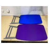 Pair Of 18"x26" Personal Multi-Purpose Folding Activity Tables