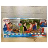 Little Tikes First Slide, Easy Set Up Playset, Indoor Outdoor Backyard, Easy to Store, Toy for Toddler, Kids, 18 Months