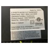 Pen+Gear Micro-Cut 6 Sheet Shredder with 3.4-Gallon Collection Bin