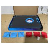 LED Cornhole Board Set - Light Up Bean Bag Toss with 6 Bags, by MinnARK