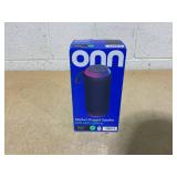 onn Medium Rugged Speaker with Bluetooth Wireless Technology and LED Lighting