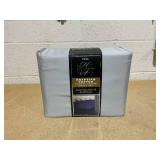 4PCS King Size Hotel Style 600 Thread Count Grey Egyptian Cotton Adult Bed Sheet Set