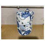 2PCS Twin/Twin XL Mainstays by Becky G. & Alejandra White Floral Comforter Set with Sham