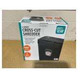 Pen+Gear 6-Sheet Cross-Cut Paper/Credit Card Shredder with 3.7 Gallon Bin, Black, Home & Office Use