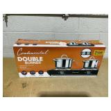 Continental Electric Double Burner Dual 750 Watts