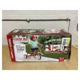 Radio Flyer, Classic Red Dual Deck Tricycle, 12" Front Wheel