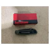 Kershaw 71050LBLK LAUNCH 16 3.45 BLK/OLV Tanto/Plain Blade