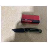 Kershaw 71050LBLK LAUNCH 16 3.45 BLK/OLV Tanto/Plain Blade