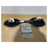 Razor RipStik Ripster Caster Board - Red, 2 Wheel Pivoting Skateboard with 68mm 360-Degree Casters